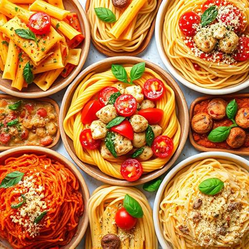 Assortimento di primi piatti napoletani