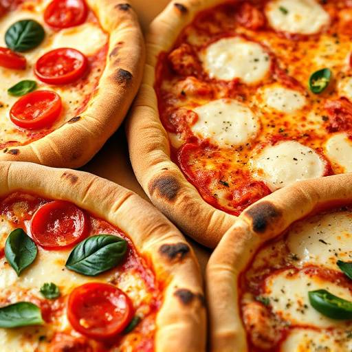 Diverse pizze napoletane