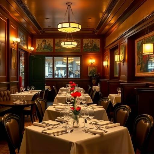 Interno accogliente del ristorante Bella Napoli con tavoli apparecchiati e atmosfera conviviale