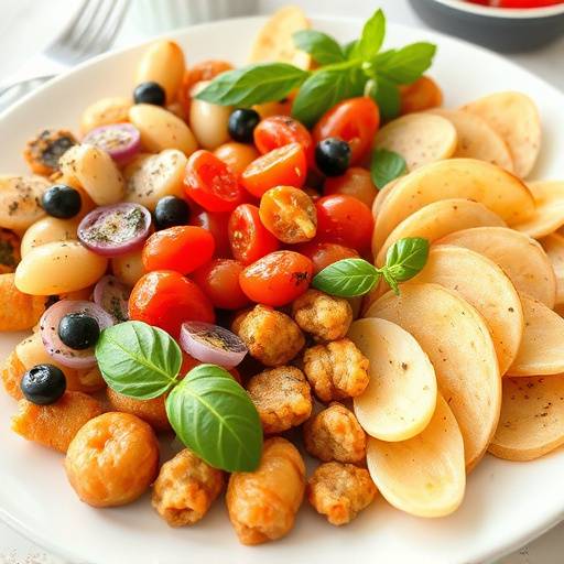 Selezione di antipasti napoletani