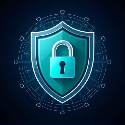 Un'illustrazione che rappresenta la protezione dei dati personali con uno scudo e un lucchetto.